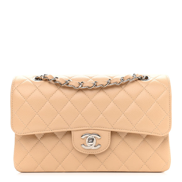 Lambskin Quilted CC Pearl Mini Rectangular Flap Grey – Trends Luxe