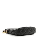 Lambskin Quilted CC Links Hobo Black