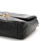 Lambskin Quilted Medium Chanel 19 Flap Black