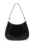 Brushed Calfskin Cleo Shoulder Bag Black