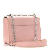 Epi Twist Shoulder Bag MM Rose Ballerine