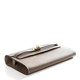 Epsom Kelly Pochette Wallet To Go Etoupe