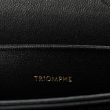 Shiny Calfskin Medium Triomphe Black