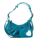 Le Cagole XS Shoulder Blue Bag