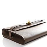 Epsom Kelly Pochette Wallet To Go Etoupe