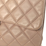 Lambskin Quilted Jumbo Chanel 3 Flap Beige