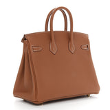 Togo Birkin 25 Gold