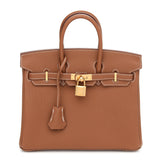 Togo Birkin 25 Gold