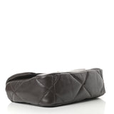 Lambskin Quilted Medium Chanel 19 Flap Brown